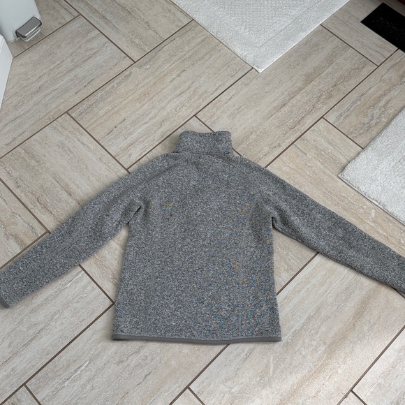 Patagonia Women's Better Sweater 1/4 Zip Fleece Pullover Heather Grey Size M - Picture 13 of 16